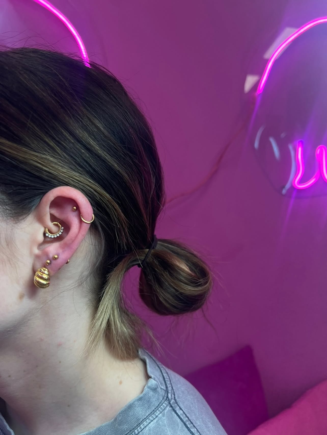 Piercing — ukázka práce studia Tetovačky Praha